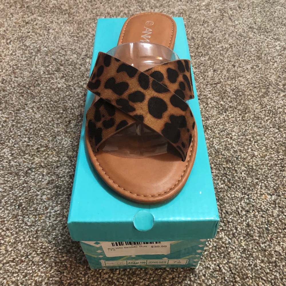 NEW Cheetah Print Sandals